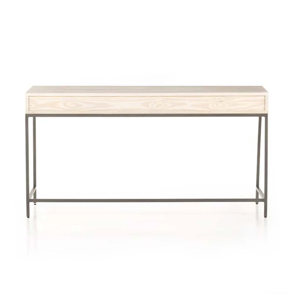 Four Hands Trey Modular Writing Desk in Dove Poplar