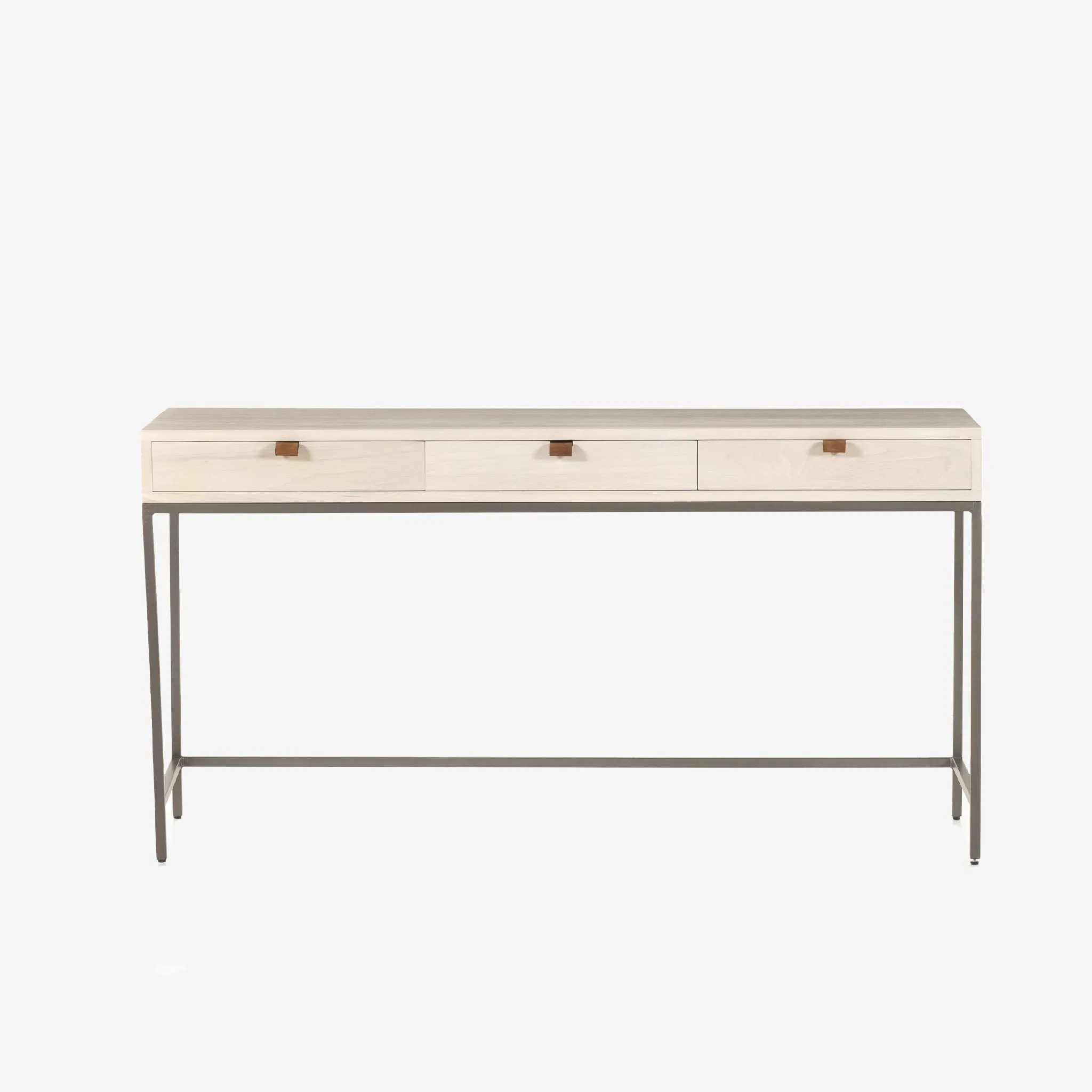 Four Hands Trey Modular Writing Desk in Dove Poplar