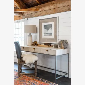 Four Hands Trey Modular Writing Desk in Dove Poplar