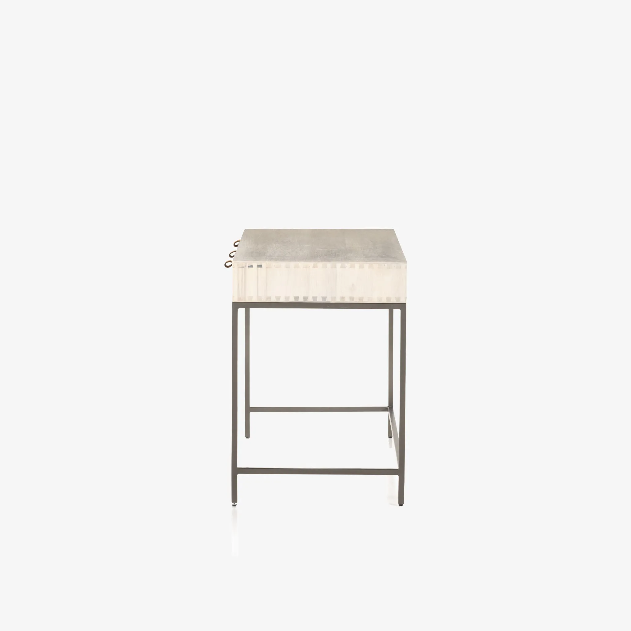 Four Hands Trey Modular Writing Desk in Dove Poplar