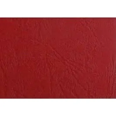 GBC Leather Grain Cover A4 - Red
