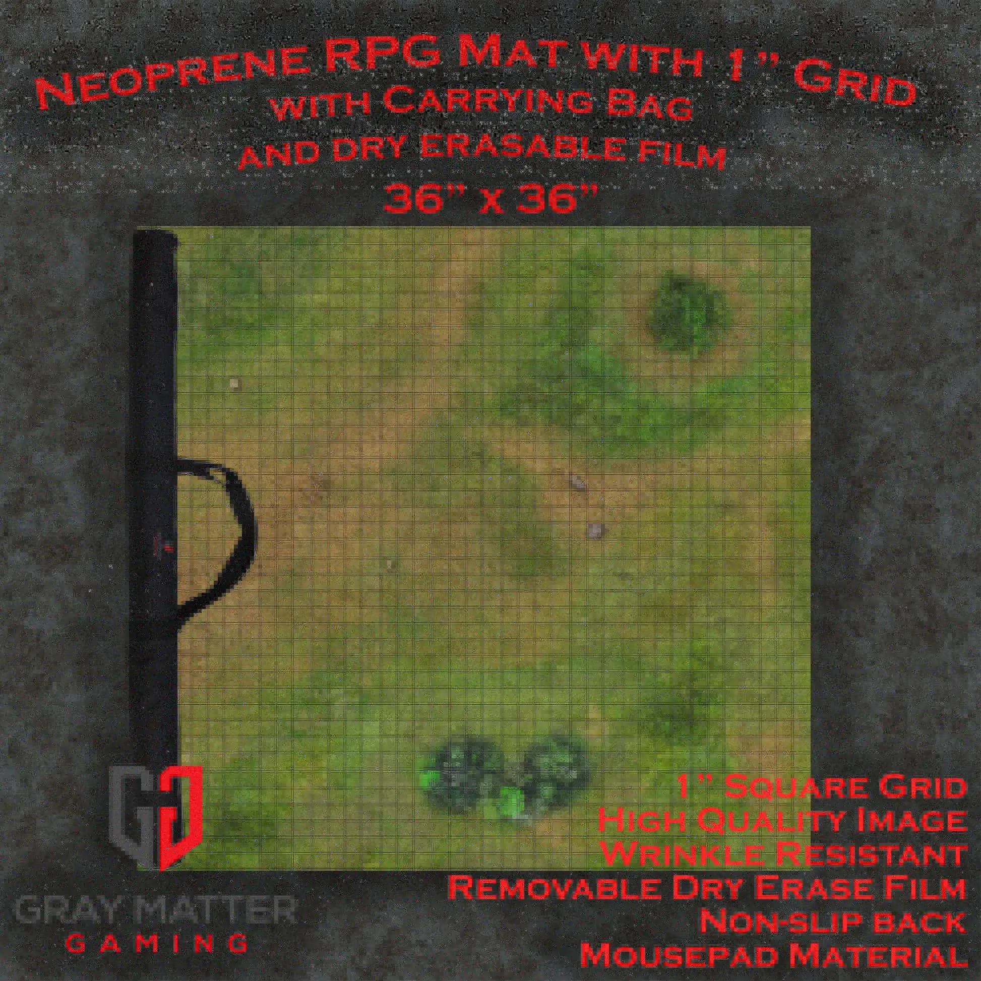 GMG Battlemat With Roller and Carry Case