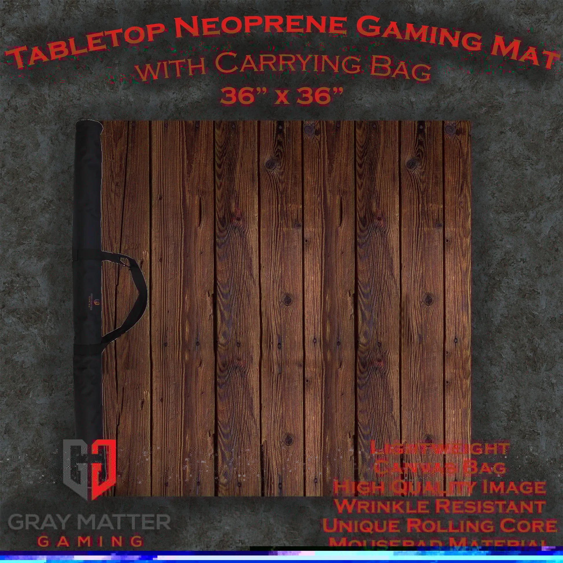 GMG Battlemat With Roller and Carry Case