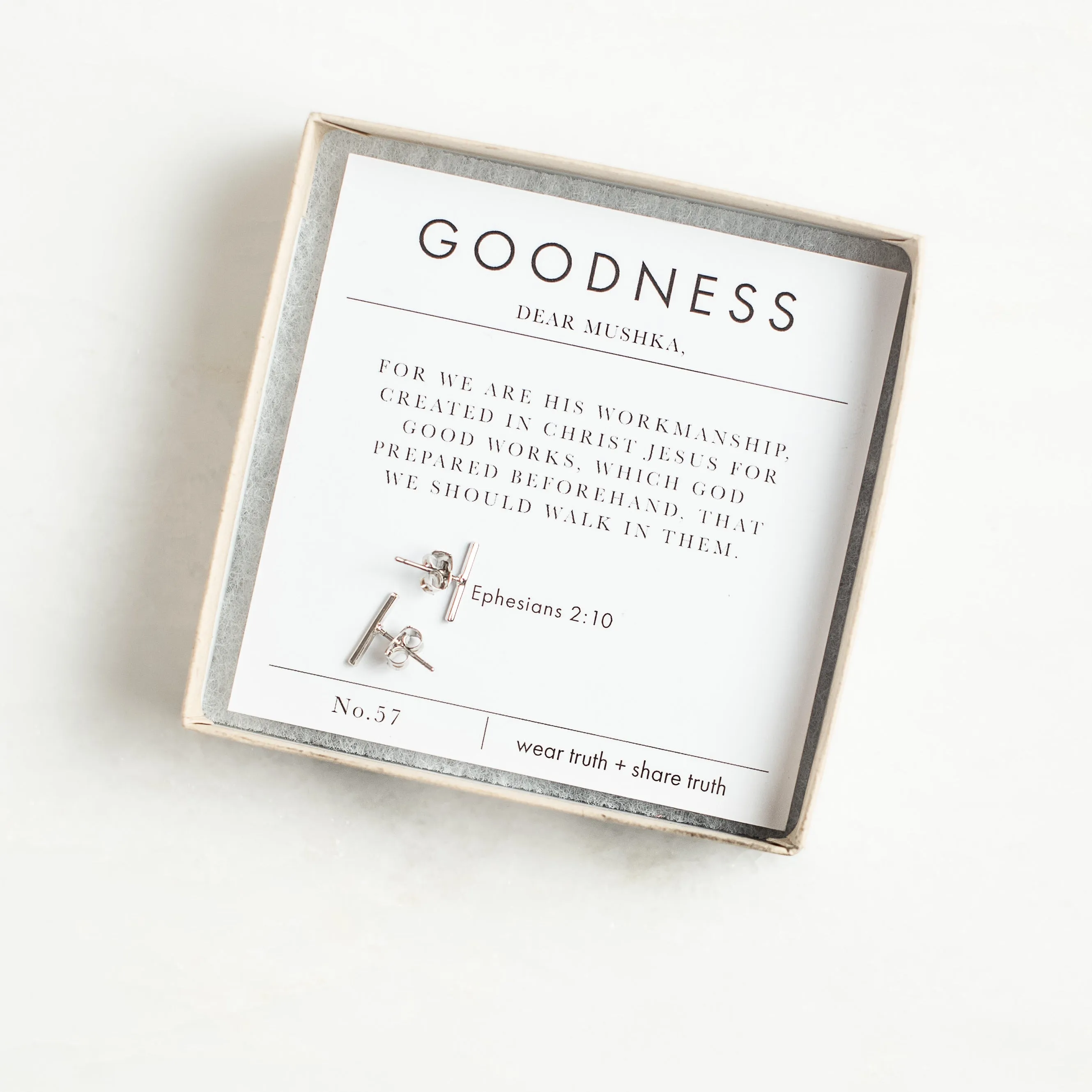 GOODNESS · EPHESIANS 2:10