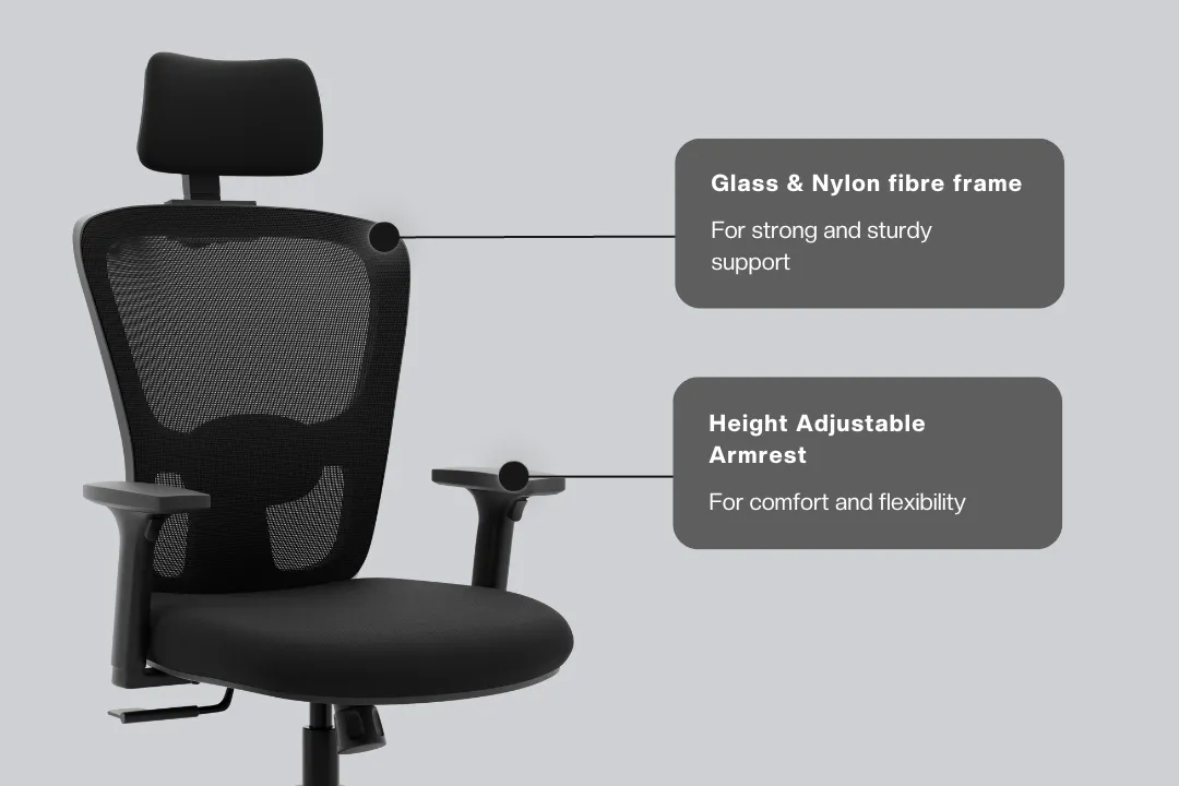 Green Soul Jupiter Lite High Back Mesh Office Chair