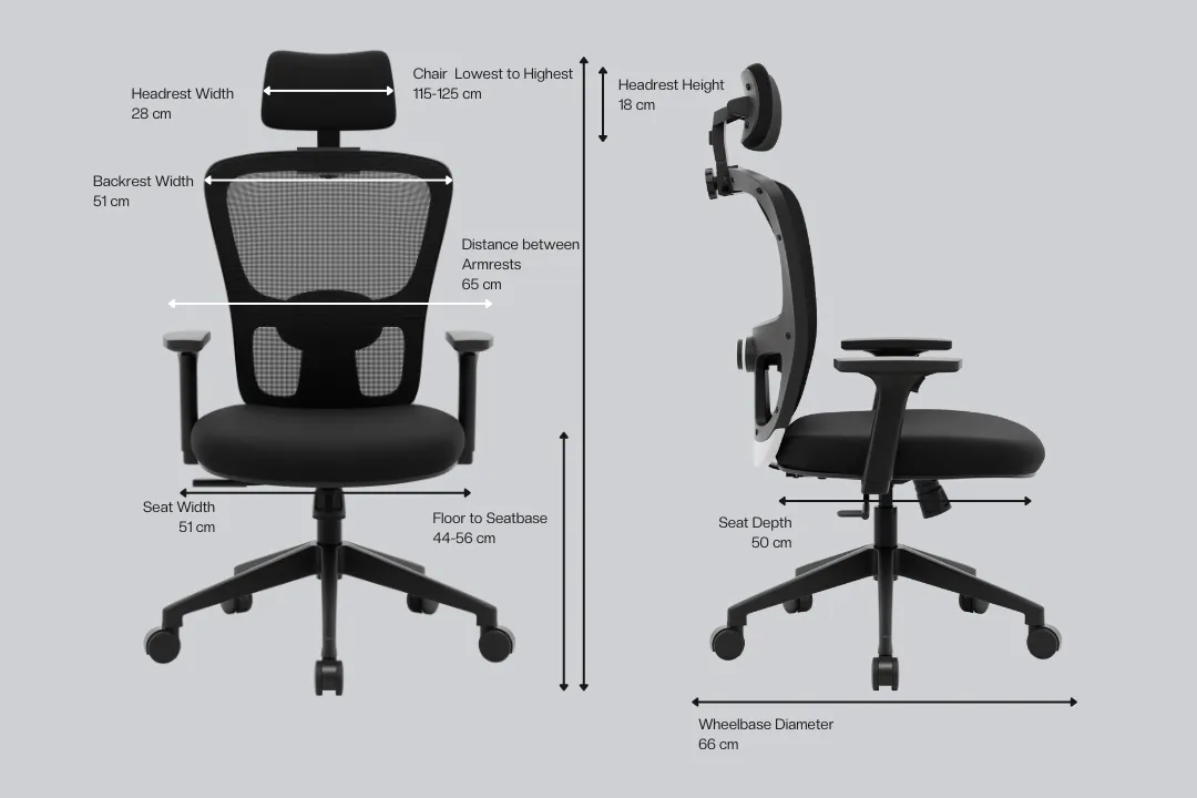 Green Soul Jupiter Lite High Back Mesh Office Chair