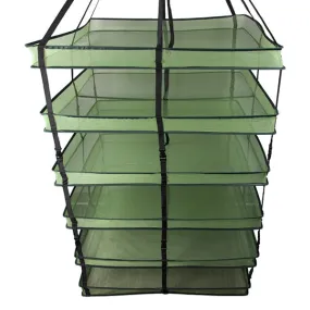 Grow1® XL Square Mesh Hanging Drying Rack, 6 Layers, 6 Feet