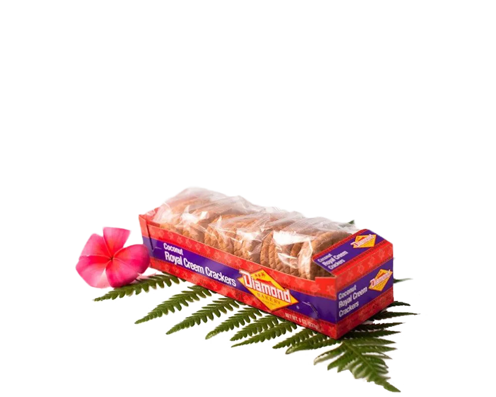 Hawaiian Royal Creem Crackers, Coconut (8oz)