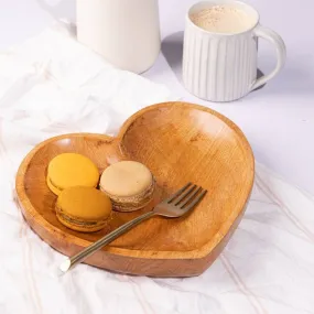 Heart-Shaped Snack Plate