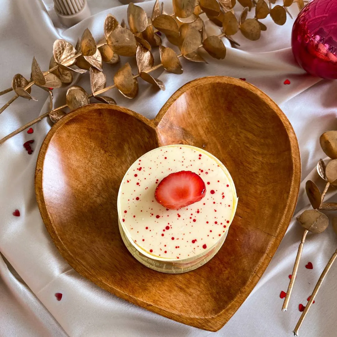 Heart-Shaped Snack Plate