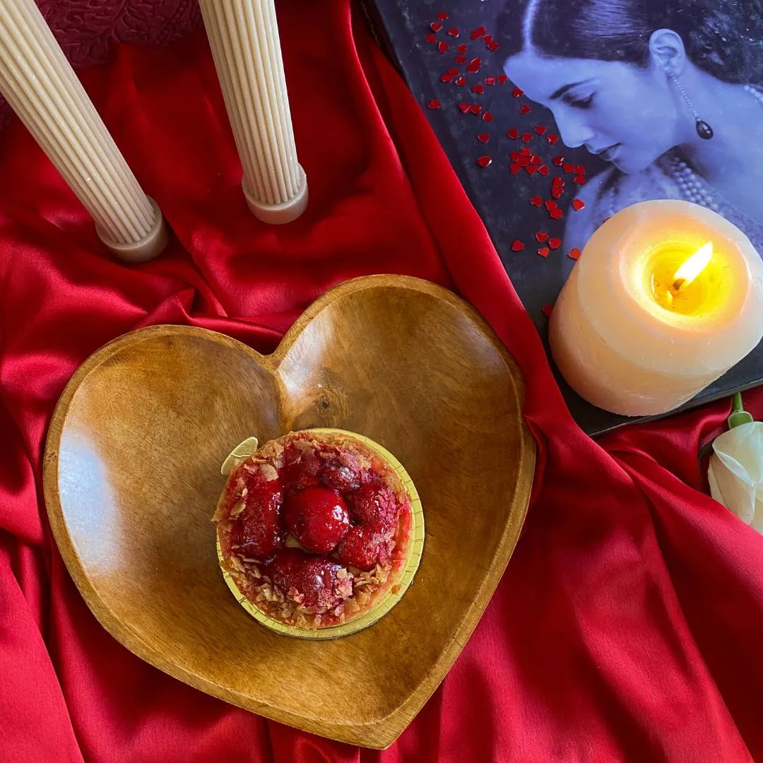 Heart-Shaped Snack Plate