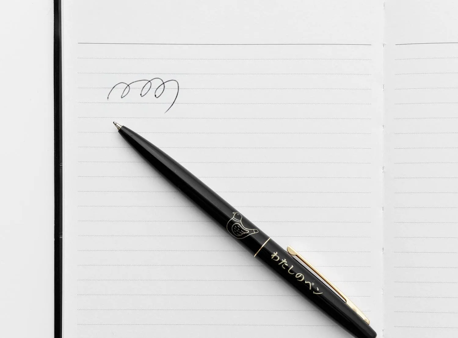 Hightide New Retro Knock Ballpoint Pen - Dove