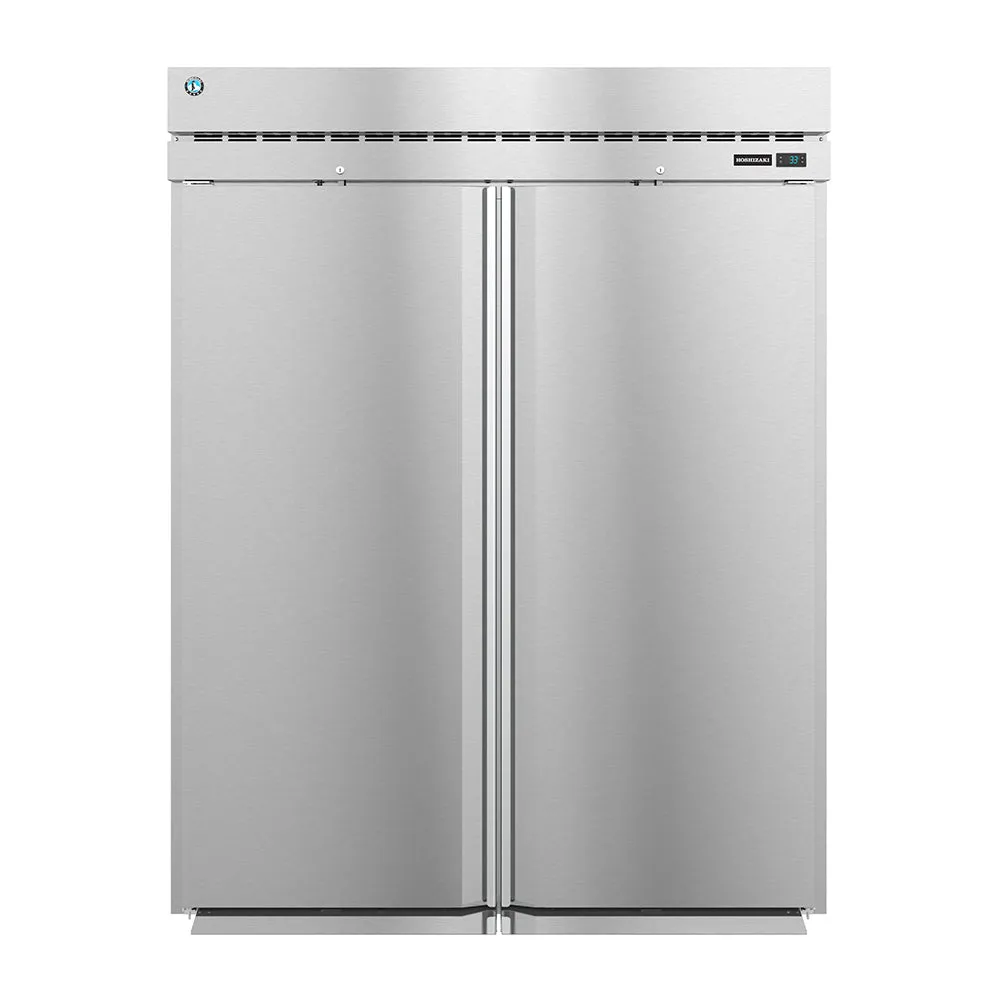Hoshizaki RN2A-FS 68" Stainless Steel Steelheart Series Two Section Roll-In Refrigerator - 2 Left/Right Hinge Solid Doors, 115v