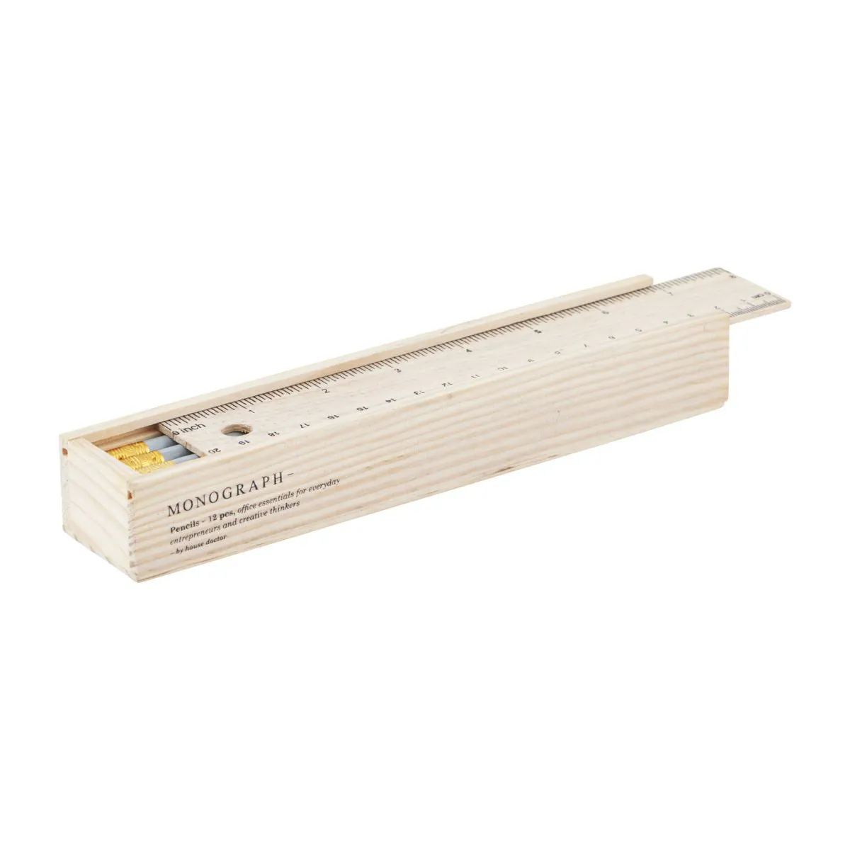 House Doctor Pencil with Eraser Light Green