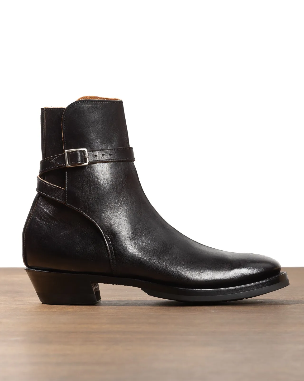 Jodhpur Boot - Black Overdyed Horsebutt - CN Last