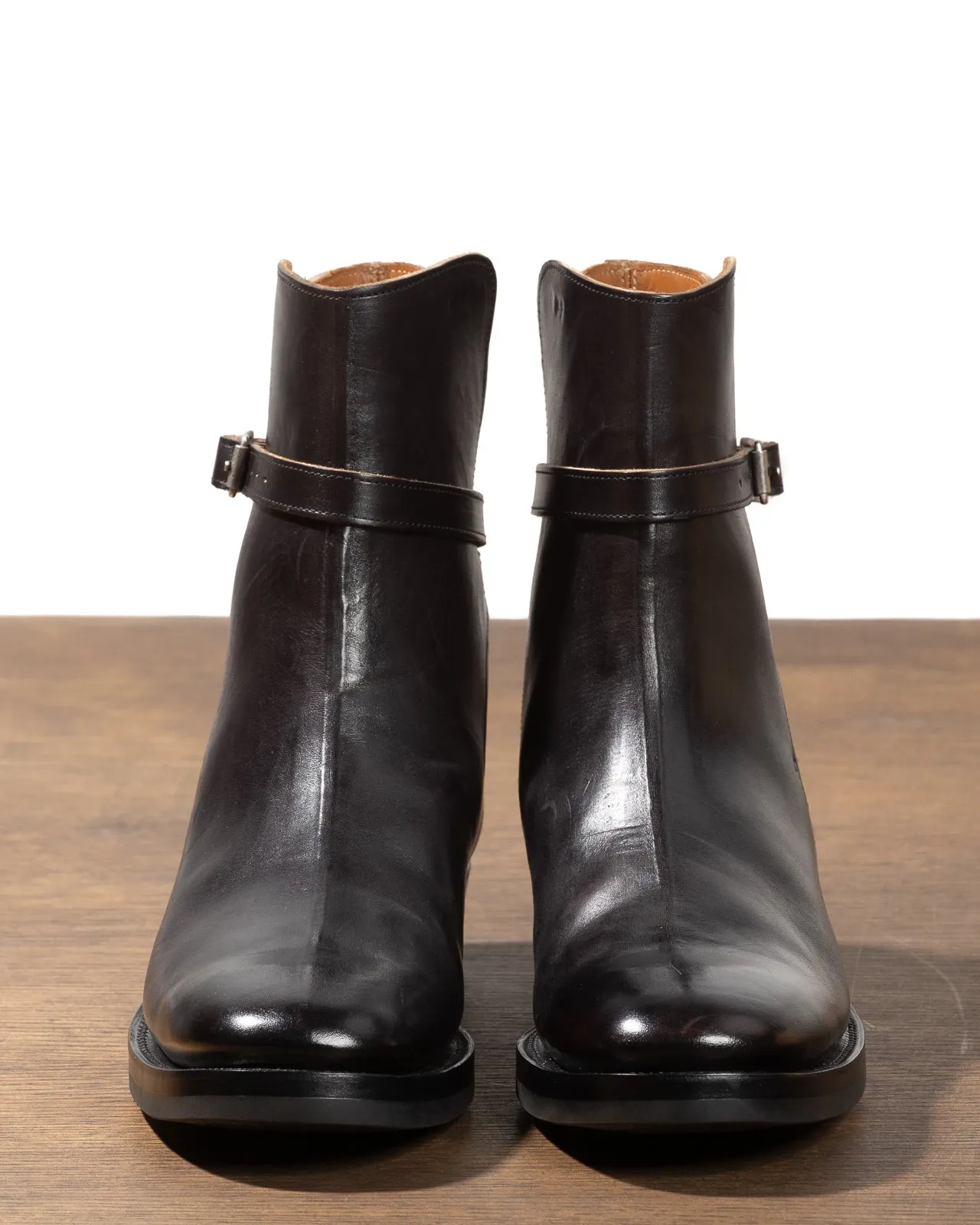 Jodhpur Boot - Black Overdyed Horsebutt - CN Last