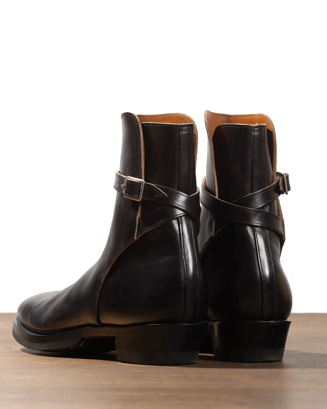 Jodhpur Boot - Black Overdyed Horsebutt - CN Last