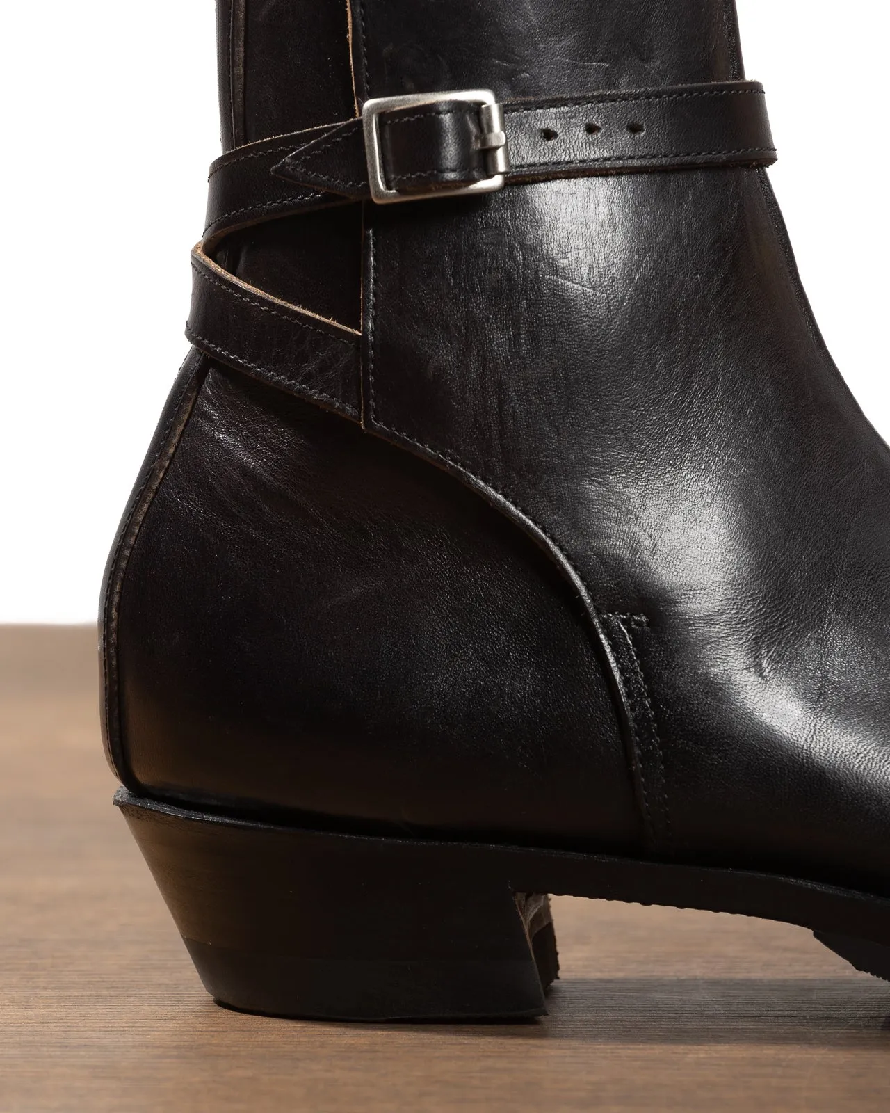 Jodhpur Boot - Black Overdyed Horsebutt - CN Last