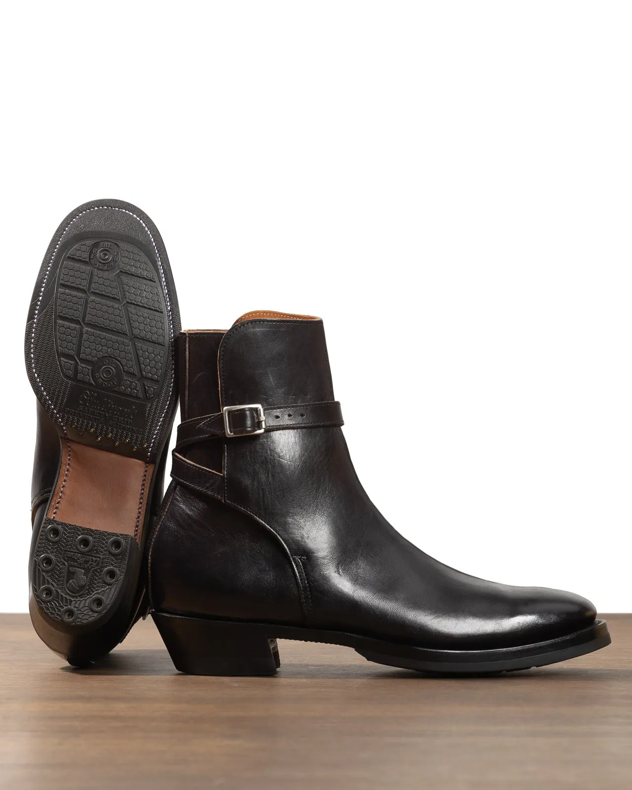 Jodhpur Boot - Black Overdyed Horsebutt - CN Last