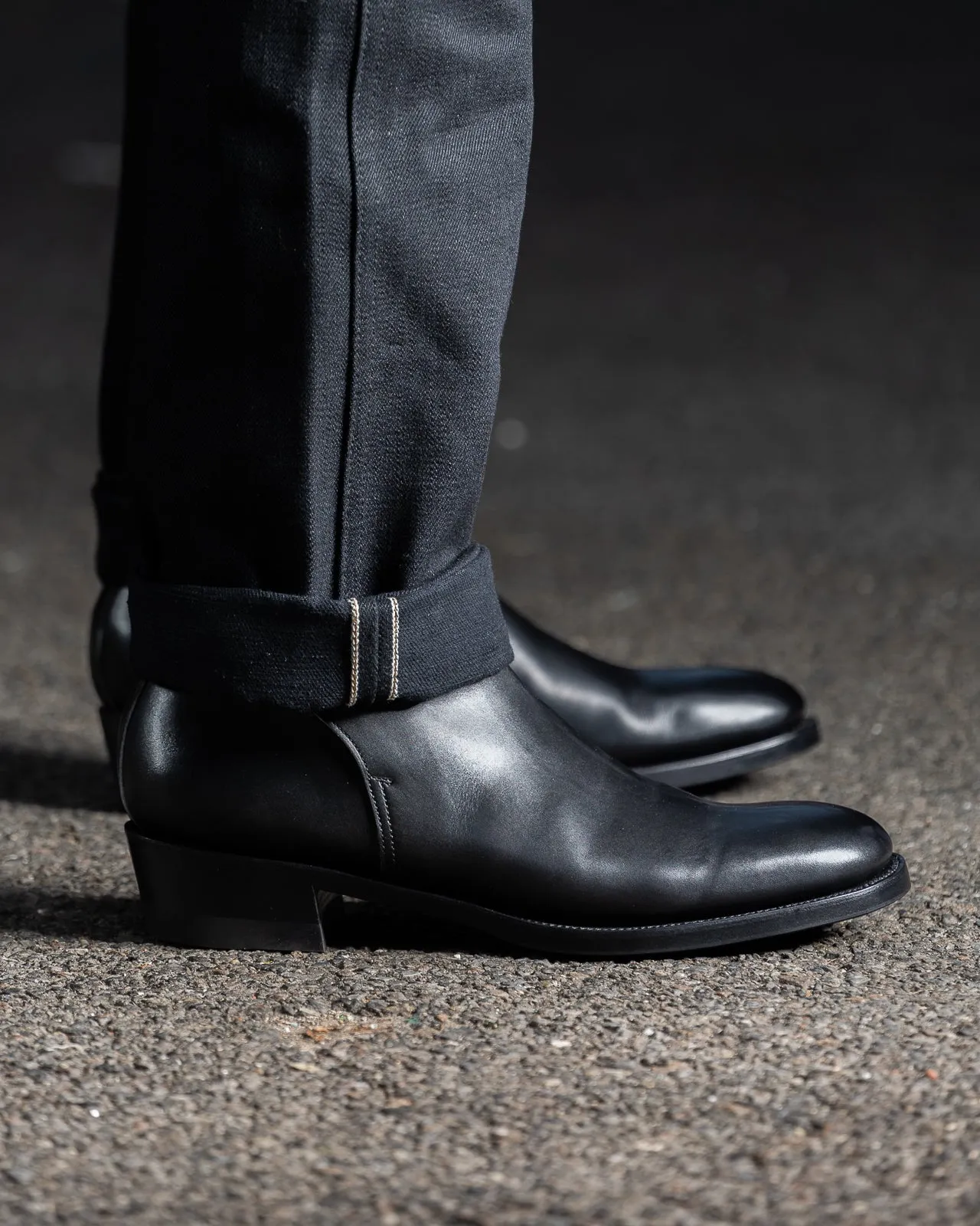 Jodhpur Boot - Black Overdyed Horsebutt - CN Last