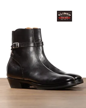Jodhpur Boot - Black Overdyed Horsebutt - CN Last