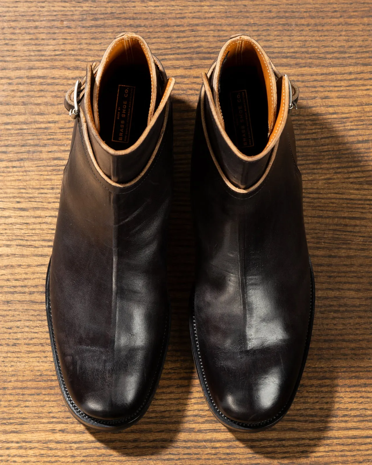 Jodhpur Boot - Black Overdyed Horsebutt - CN Last