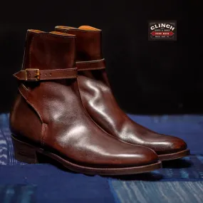 Jodhpur Boot - Brown Calfskin - CN Last