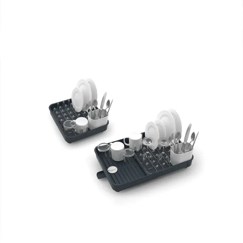 Joseph Joseph Expandable Dish Rack and Cutlery Drainer | Grey