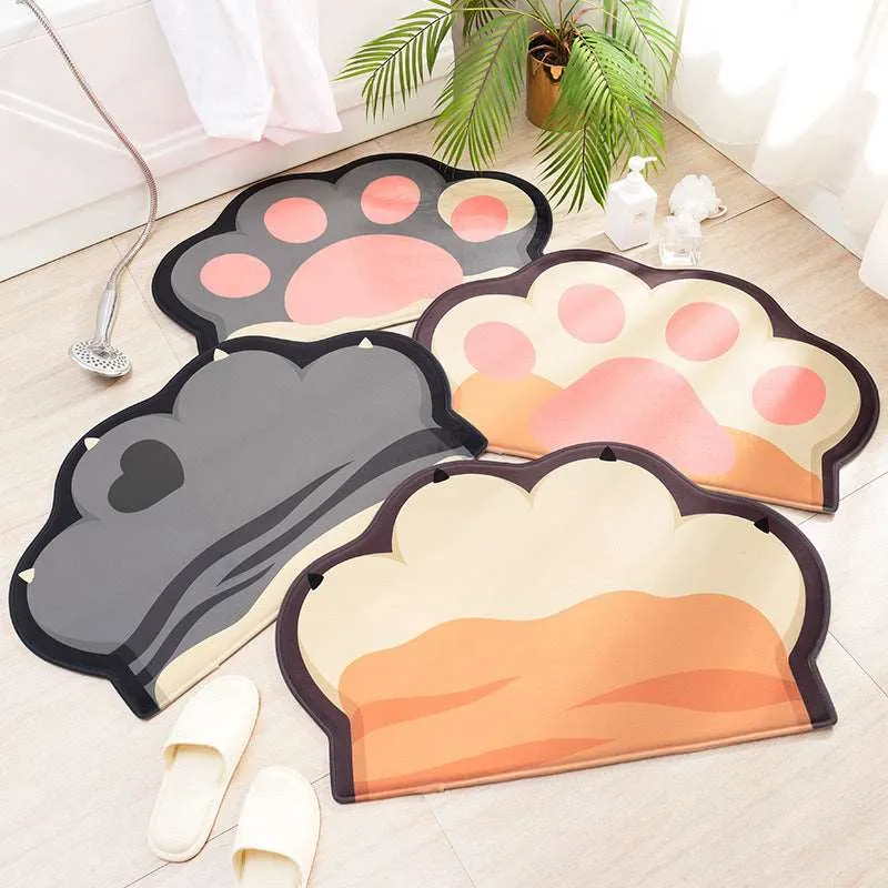 Kawaii Cat Paw Mats