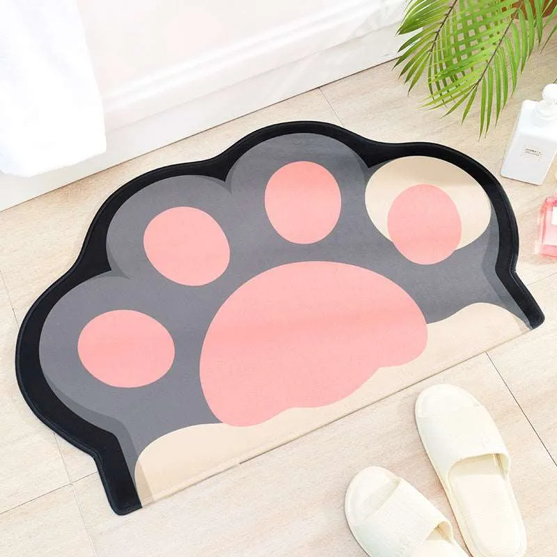 Kawaii Cat Paw Mats