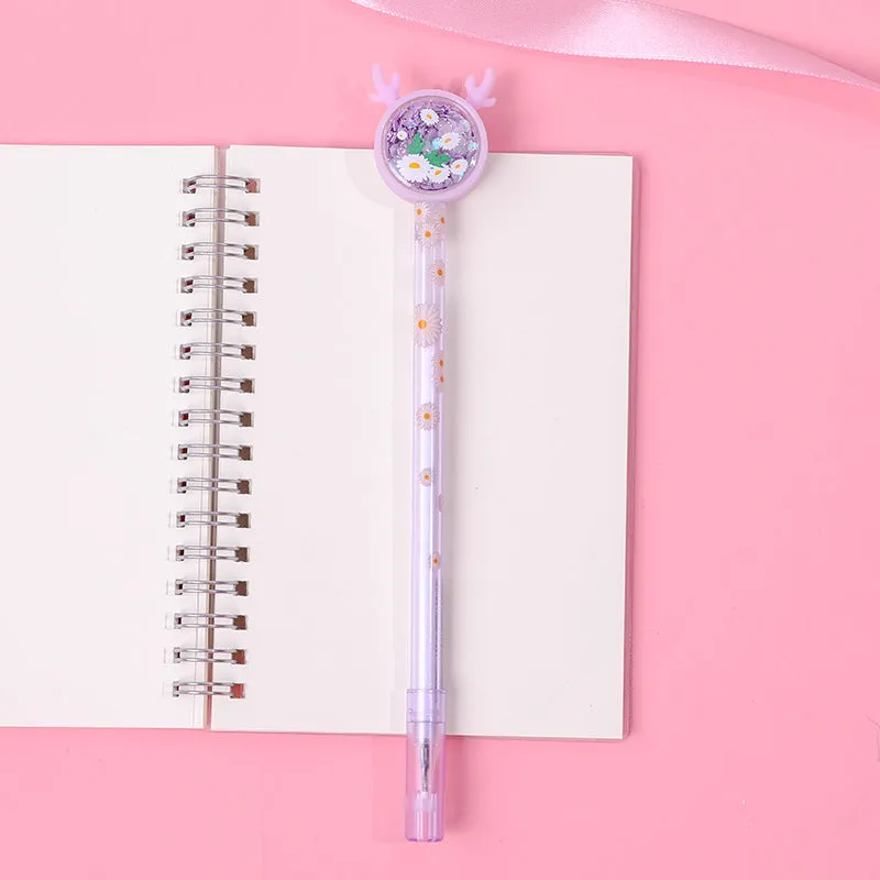 Kawaii Sparkle Deer Ear Pens