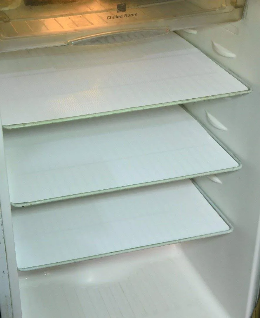 Kuber Industries PVC 3 Pieces Fridge Mats, 2 Pieces Handle Cover and 1 Piece Fridge Top Cover (Multi) - CTKTC7711