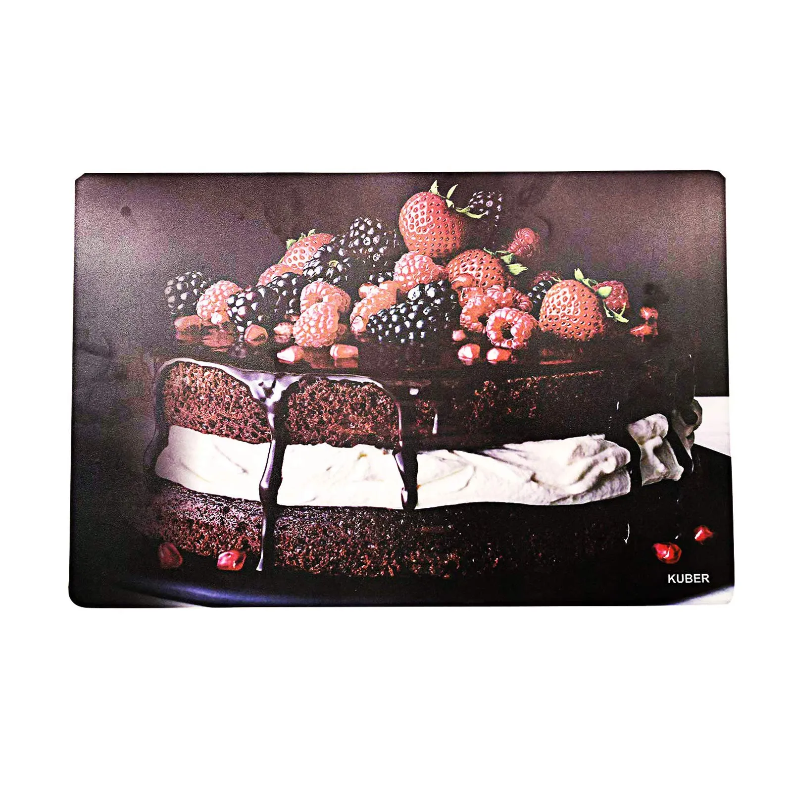 Kuber Industries PVC 6 Pieces Refrigerator Drawer Mats (Brown) -CTLTC11148