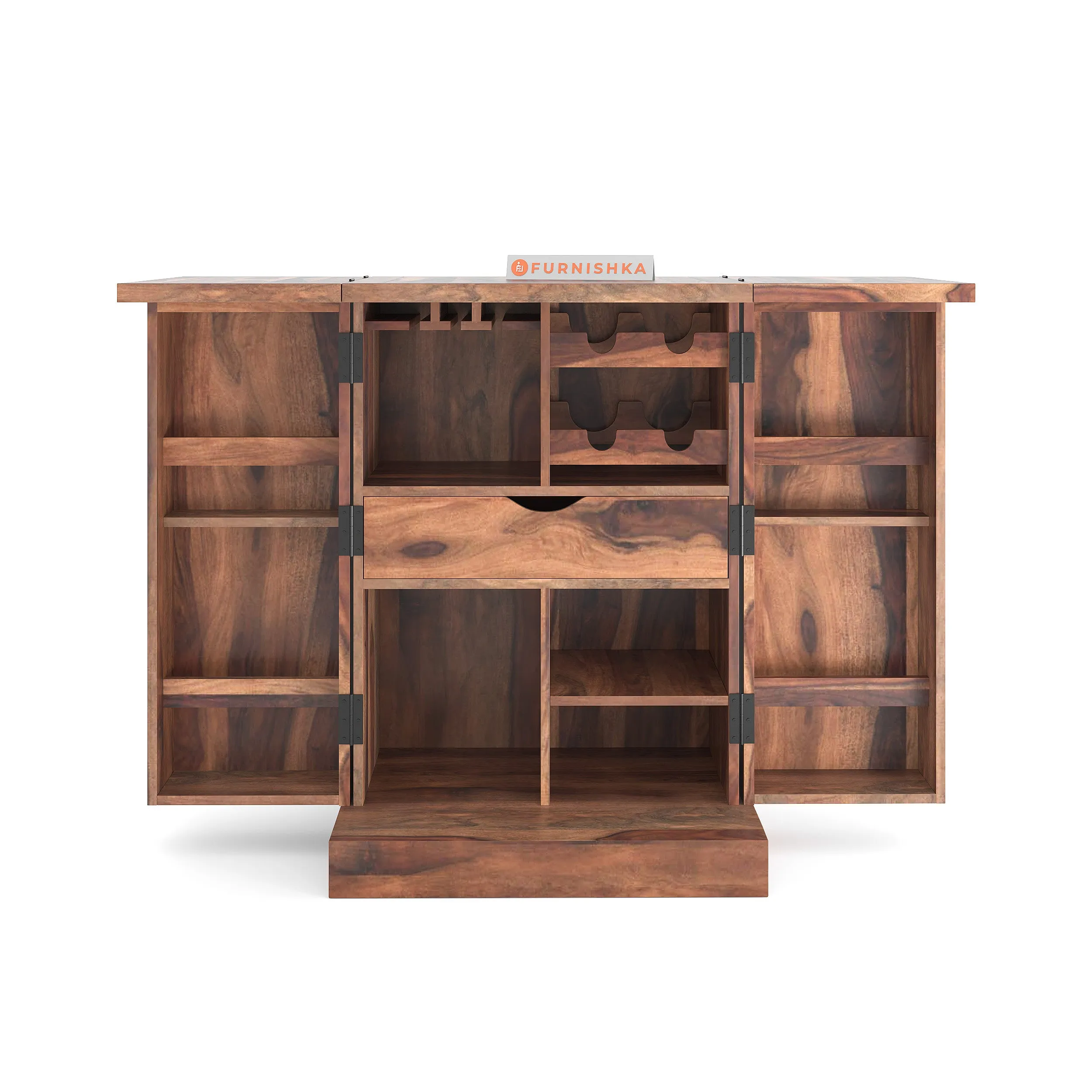 Lima Sheesham Bar Cabinet