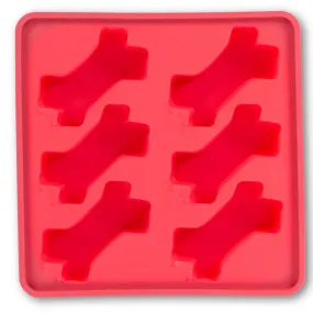 Messy Mutts Framed Spill Resistant Silicone Popsicle Mold for Dog Treats - Watermelon