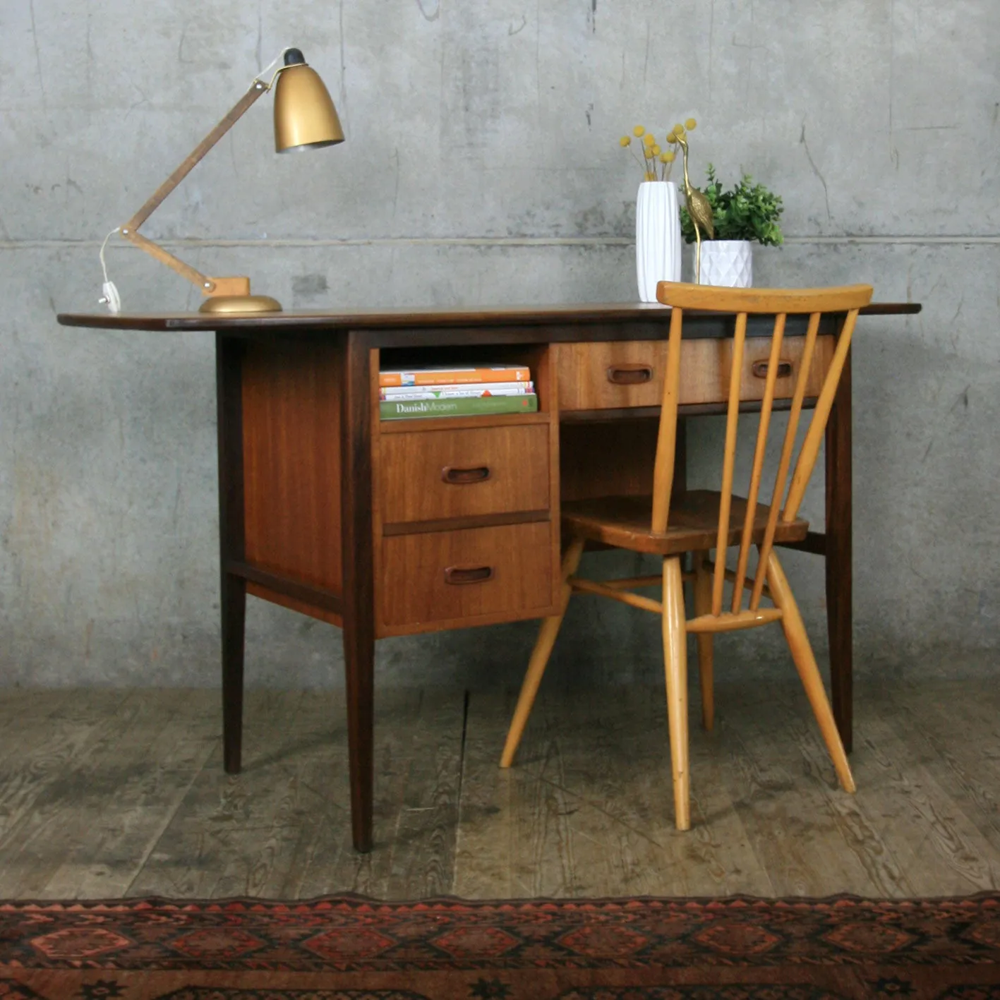 Mid Century Danish Extending Desk