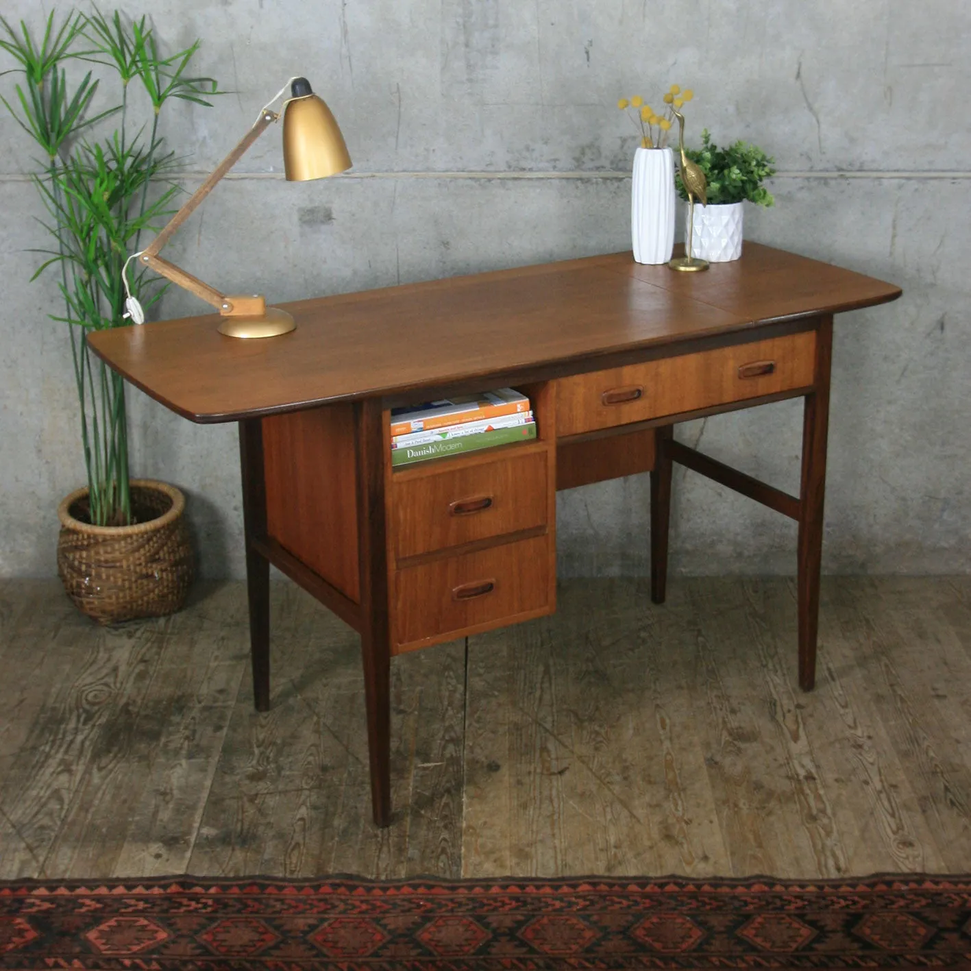 Mid Century Danish Extending Desk