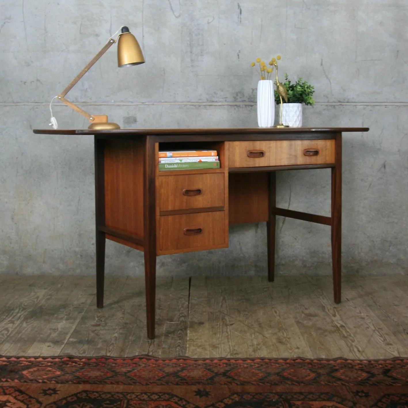 Mid Century Danish Extending Desk