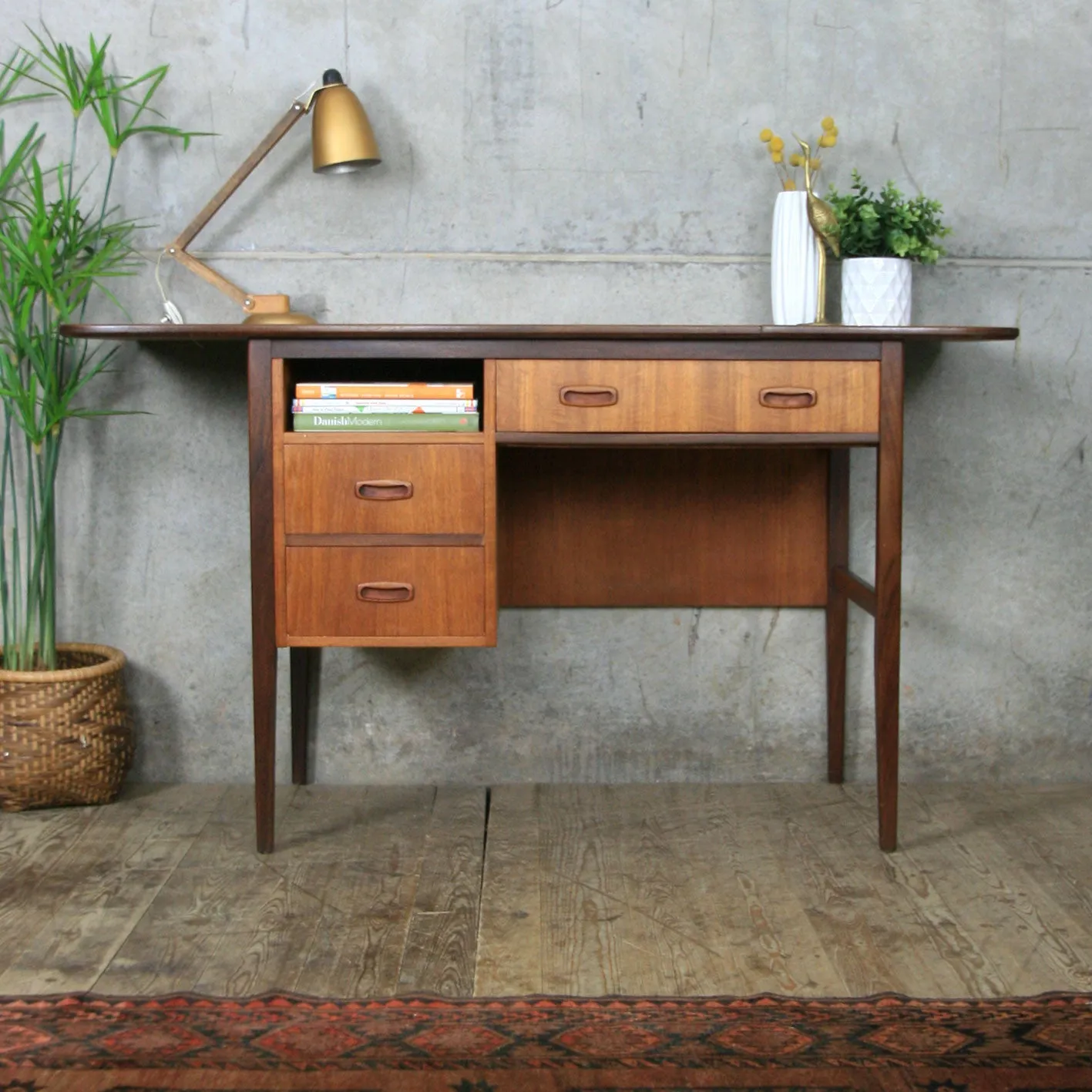 Mid Century Danish Extending Desk