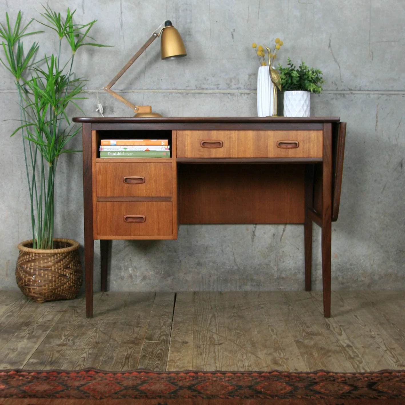 Mid Century Danish Extending Desk