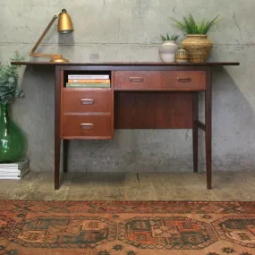 Mid Century Teak Extending Desk - 1004a
