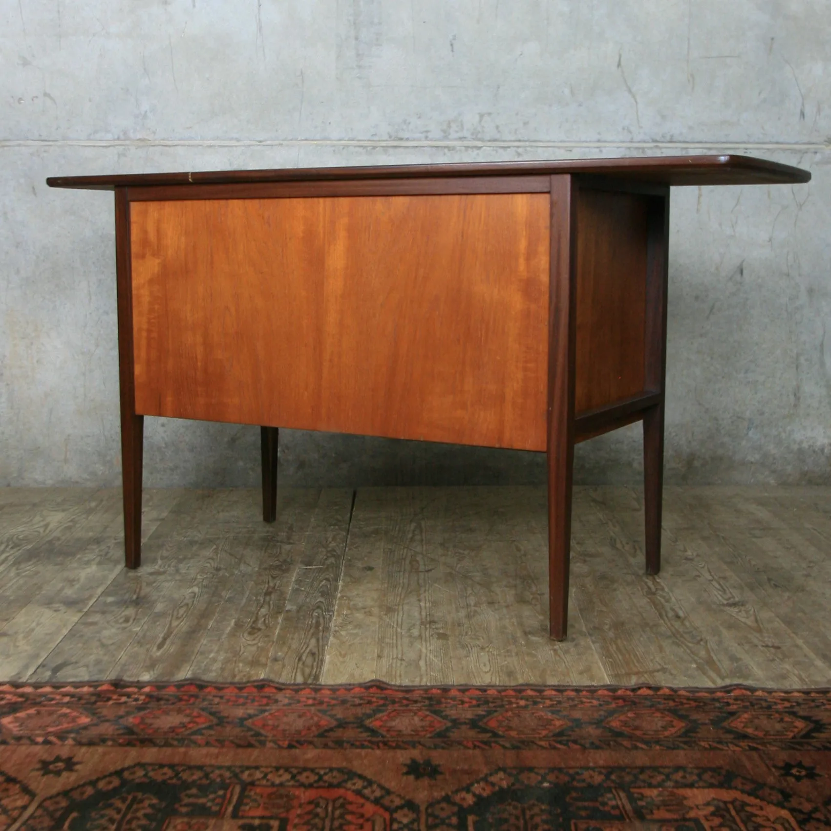 Mid Century Teak Extending Desk