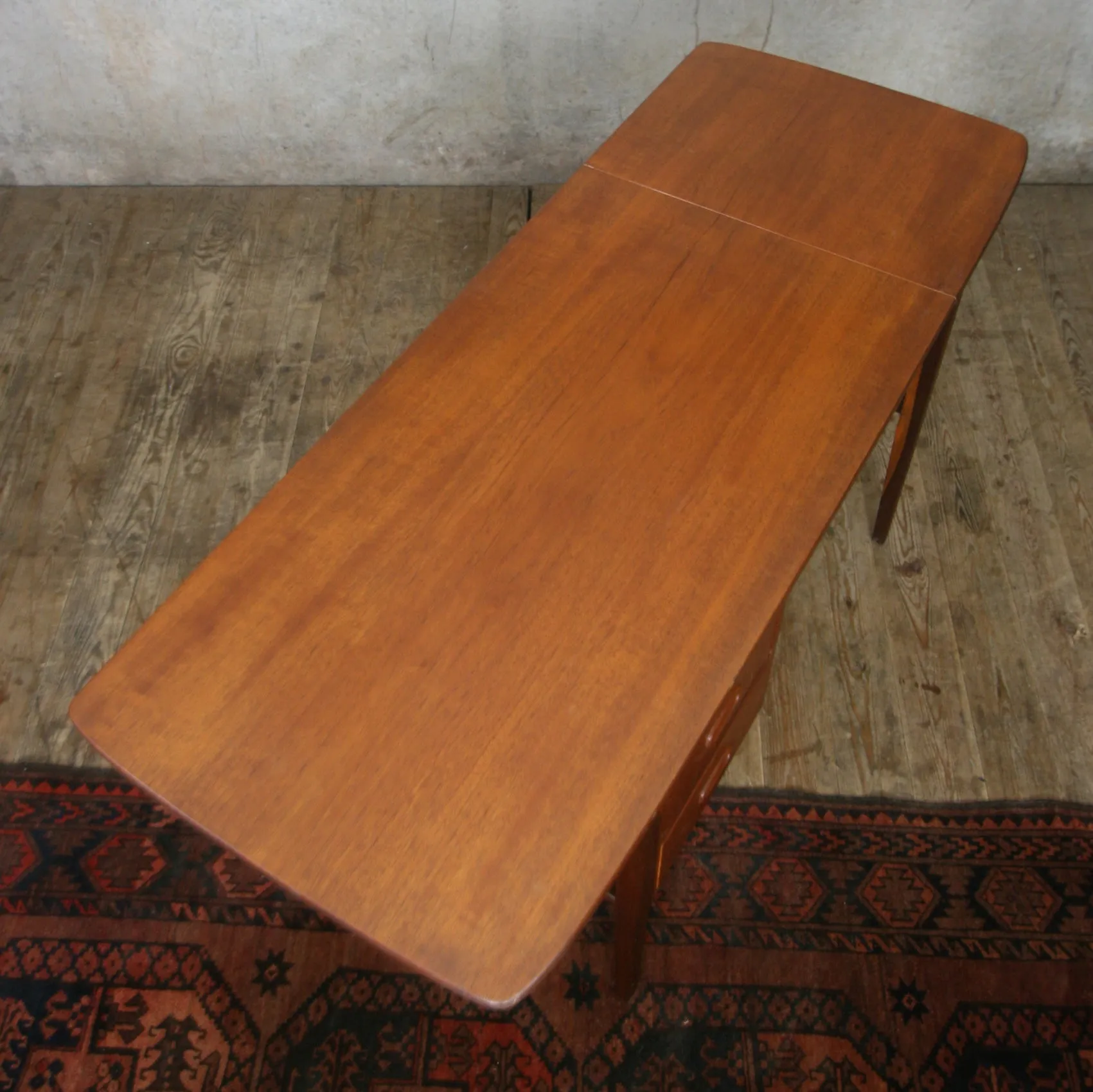 Mid Century Teak Extending Desk