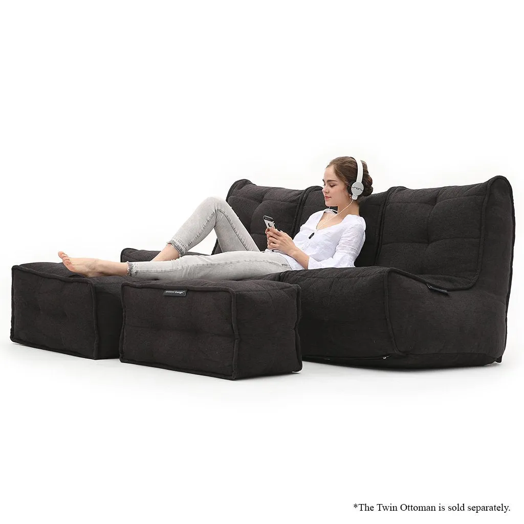 Mod 3 Movie Couch - Black Sapphire