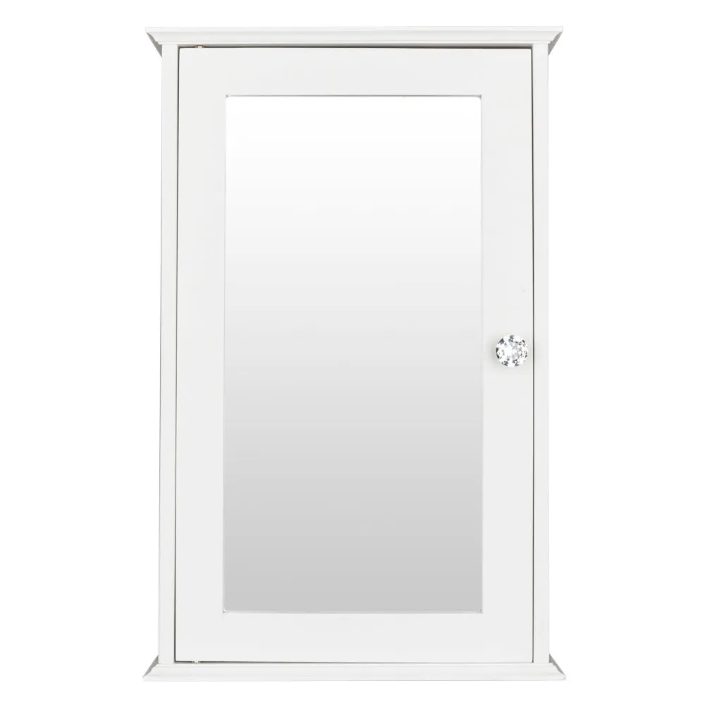 Modern Bathroom Wall Cabinet with Mirror Door Organizer Storage Bath