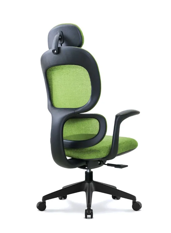 Modern Executive Ergonomic Office Chair With Headrest, Black Base for Office, Home and Shops
