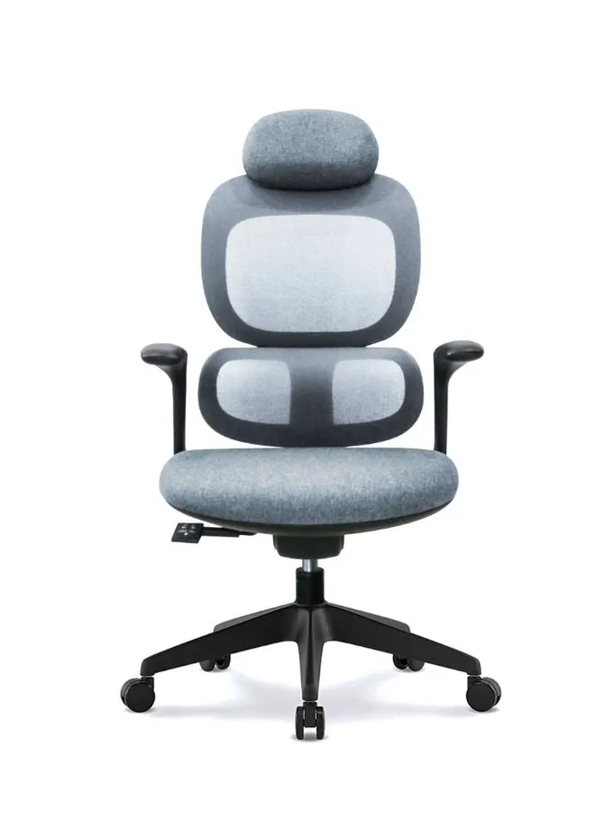 Modern Executive Ergonomic Office Chair With Headrest, Black Base for Office, Home and Shops