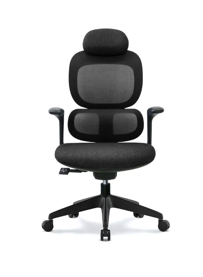 Modern Executive Ergonomic Office Chair With Headrest, Black Base for Office, Home and Shops
