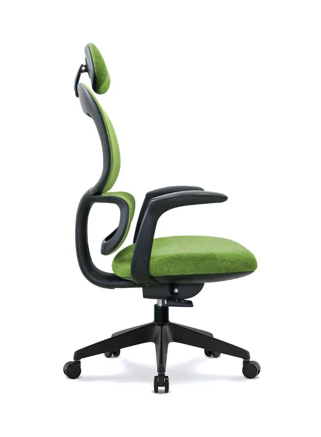 Modern Executive Ergonomic Office Chair With Headrest, Black Base for Office, Home and Shops