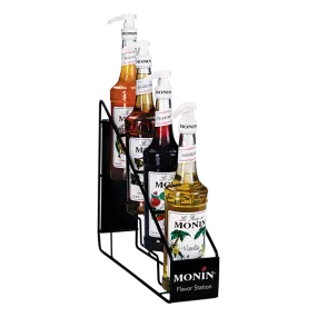 Monin Syrup Wire Rack, for 4 Bottles - 1 pc